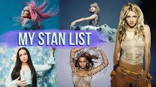 My personal STAN LIST! (2024)