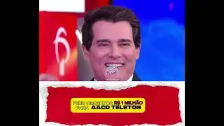 Pablo mar&ccedil;al Doa 1 MILH&Atilde;O PARA AACD TELETON