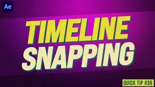 ВСЁ о привязке к временной шкале в After Effects | Учебное пособие
