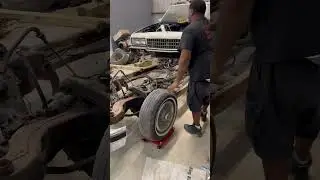 How To Remove A Frame On A 89 Box Chevy Caprice Without A Lift. Full Video On My Channel #fyp #diy