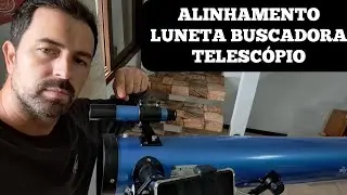 Como regular a LUNETA buscadora do TELESC&Oacute;PIO