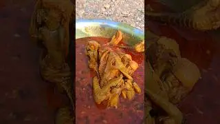 Desi chicken 🐔 in river 😍 #food #recipe #party