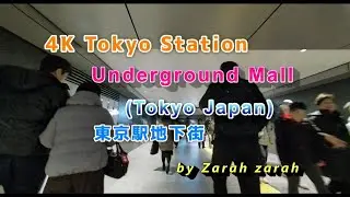 野菜を食べよう (sanpo) 4K Tokyo Station Underground Mall (Tokyo Japan)