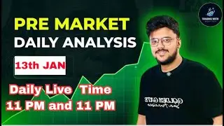 Market Analysis Video 13th January || Nifty Banknifty Sensex|| Trading With Dada #premarketanalysis