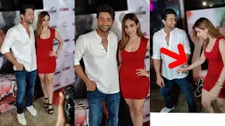 Fahmaan Khan With Nobita Sound Dubbing Artist Simran Kaur at Beirada Song Launch Party