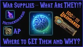 War Supplies Guide - What Are / How to Farm Them - BONUS: 100% Legendary Drop