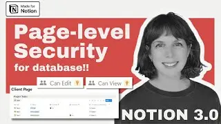 Notion 3.0: How to Share Database Rows with FREE Guests