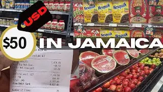 What Can $50 Get You Grocery Shopping In Kingston, Jamaica 2021 #Vlog4