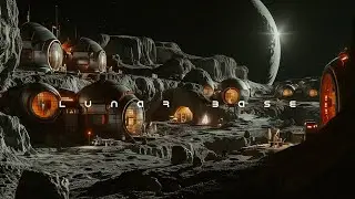 LUNAR BASE: Sci Fi Ambient Chill Music For Moon Travelers - Ethereal Space Music