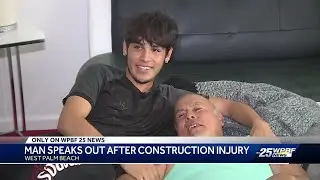 'I started to panic': Son of Florida construction worker injured in accident rushed to scene.