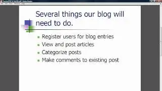 Creating A Blog System With PHP & MySQL: Part Intro