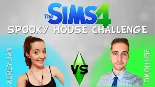 THE SIMS 4: SPOOKY HOUSE CHALLENGE vs 8bithomo!