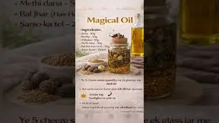 magical oil for healthy hair 100% result | Magical Hair Oil | 41 Days Sunlight Hair Growth Oil #oil
