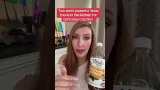 Two of the most powerful spiritual protective items in your kitchen cabinet! #jenniferwalkerzen