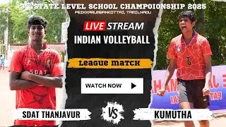 KUMUTHA ERODE Vs SDAT THANJAVUR | HD-LIVE | School Level Volleyball Tournament