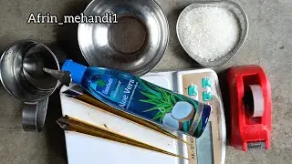 PRACTICE HEENA CONE/STAINLESS HENNA CONE/STEP BY STEP/20 GM HENNA POWDER PARFECT MEASUREMENT👍