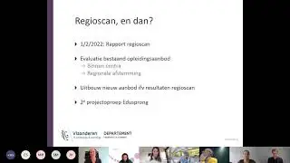 Info regioscan door Departement Onderwijs en Vorming