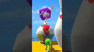 Batman horse racing #3danimal #3danimationforkids #fountaincrossing #racinggames #kidsvideo #horse
