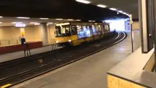 Trams at Stuttgart Charlottenplatz station