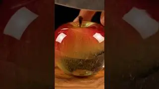Cutting Glass Fruit Apple🍎 ASMR #ai #aiart #asmrsounds #aiasmr #asmr #satisfyingvideo #trend #viral