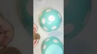 Giant Coastal Easter Egg Dollar Tree DIY #dollartree #easterdiy from Crafty Little Beach