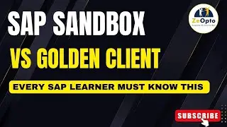 SAP Sandbox vs Golden Client. Know the purpose, difference and use cases.
