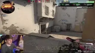 s1mple plays vs faceit lvl 1 on his girlfriends account!!   csgo faceit