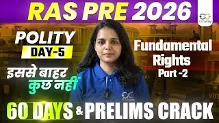 RAS Pre 2026 Indian Polity | Fundamental Rights Part 2 by Faizeen Ma'am
