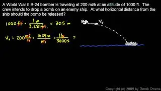 Physics 3.5.4f - Projectile Practice Problem 6
