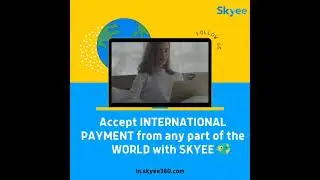 Accept INTERNATIONAL PAYMENT from any part of the WORLD with SKYEE🌎#nationalpayment #payments