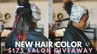 My NEW Hair Color At Huetiful Salon (Giveaway Closed) | Flaunt Your Fro