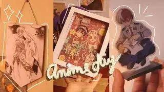 🌱DIYS ANIME PARA TU HABITACIÓN (Inuyasha, hanako-kun, bnha) // Manualidades anime