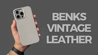 Funda Benks Vintage Leather para el iPhone 15 Pro Max