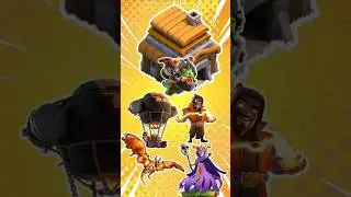 Super troops challenge TH5 base #cocchallenges #coc #viralshorts