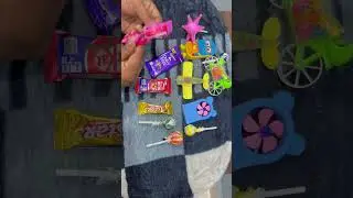 Satisfying Asmr Lollipops candy and : chocolate Opening video Yummy c...