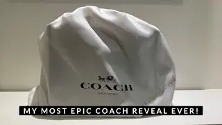 My Most EPIC Coach Reveal Ever! This Bag is A One of One!