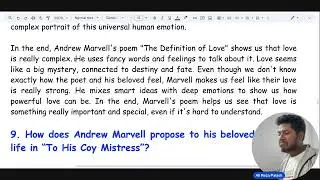 16th & 17th Century Poetry Short Part 2