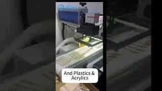 UDIBO Vision Laser Marking Machine Auto-Engraving Wooden Spoons - 18s Demo