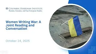 Women Writing War: A Joint Reading and Conversation (10/24/2025)