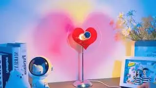 Heart-shaped night light #toys #share #foryou