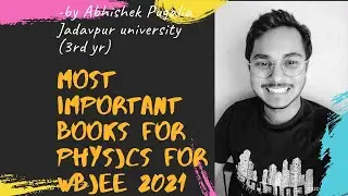 BOOKS YOU MUST FOLLOW FOR PHYSICS FOR WBJEE 2021 #jeemain2021#wbjee2021
