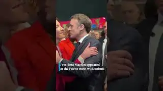 Angry #farmers storm #Paris Agricultural Fair | DW News