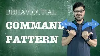 Command | Behavioural Design Pattern | Intent, Examples, UML, Code & Trade-Offs