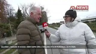 SALVANO L'ANZIANO IN ACQUA: «NON SIAMO EROI, C'ERA UNA VITA IN PERICOLO» | 21/11/2025