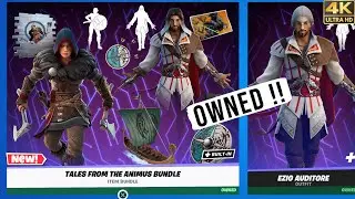 Fortnite Assassin's creed Bundle - Purchased (Ezio Auditore  and Eivor Varinsdottir)