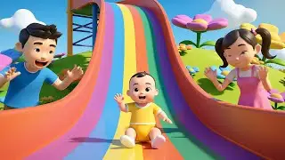 O Beb&ecirc; Ninja do Fortnite deslizou pela rampa | Can&ccedil;&otilde;es Infantis e Rimas para Crian&ccedil;as
