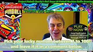 Project Pinball Charity's May 25, 2025- Barrels of Fun's Dune LE Pinball Machine Raffle Drawing