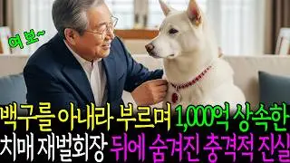 백구를 아내라 부르며 1000억 상속한 치매 재벌회장 뒤에 숨겨진 충격적 진실