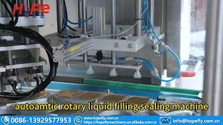 automatic rotary liquid filling sealing machine