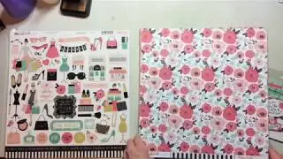 Unboxing Echo Park Fashionista ( Memory Lane Scrap)